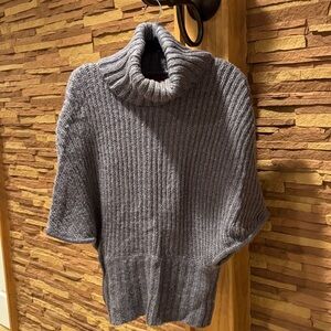 Elegant Charcoal Turtleneck Sweater